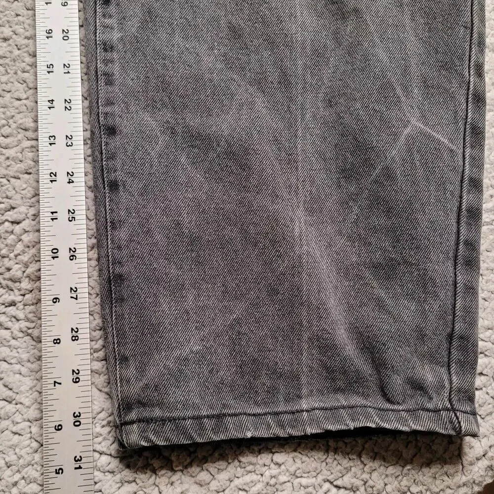 Vintage Iceberg History Jeans Mens 31 Black Denim Pepe Le Pew Baggy 90s Hip Hop
